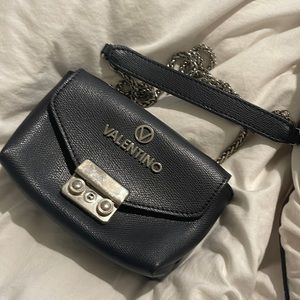 Valentino black crossbody mini purse